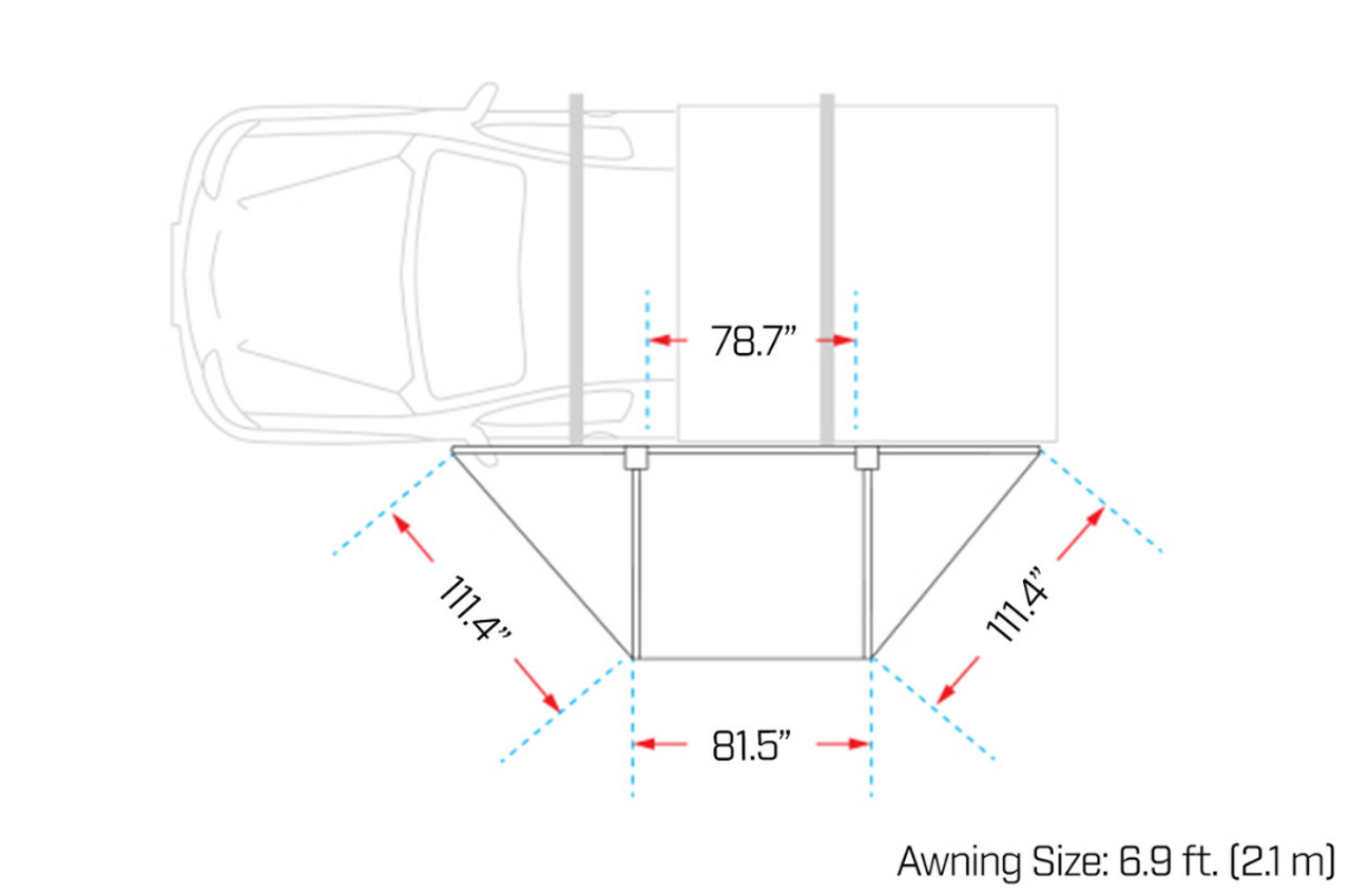 Ironman 4x4 IAWN180023K DeltaWing 180 Degree Awning