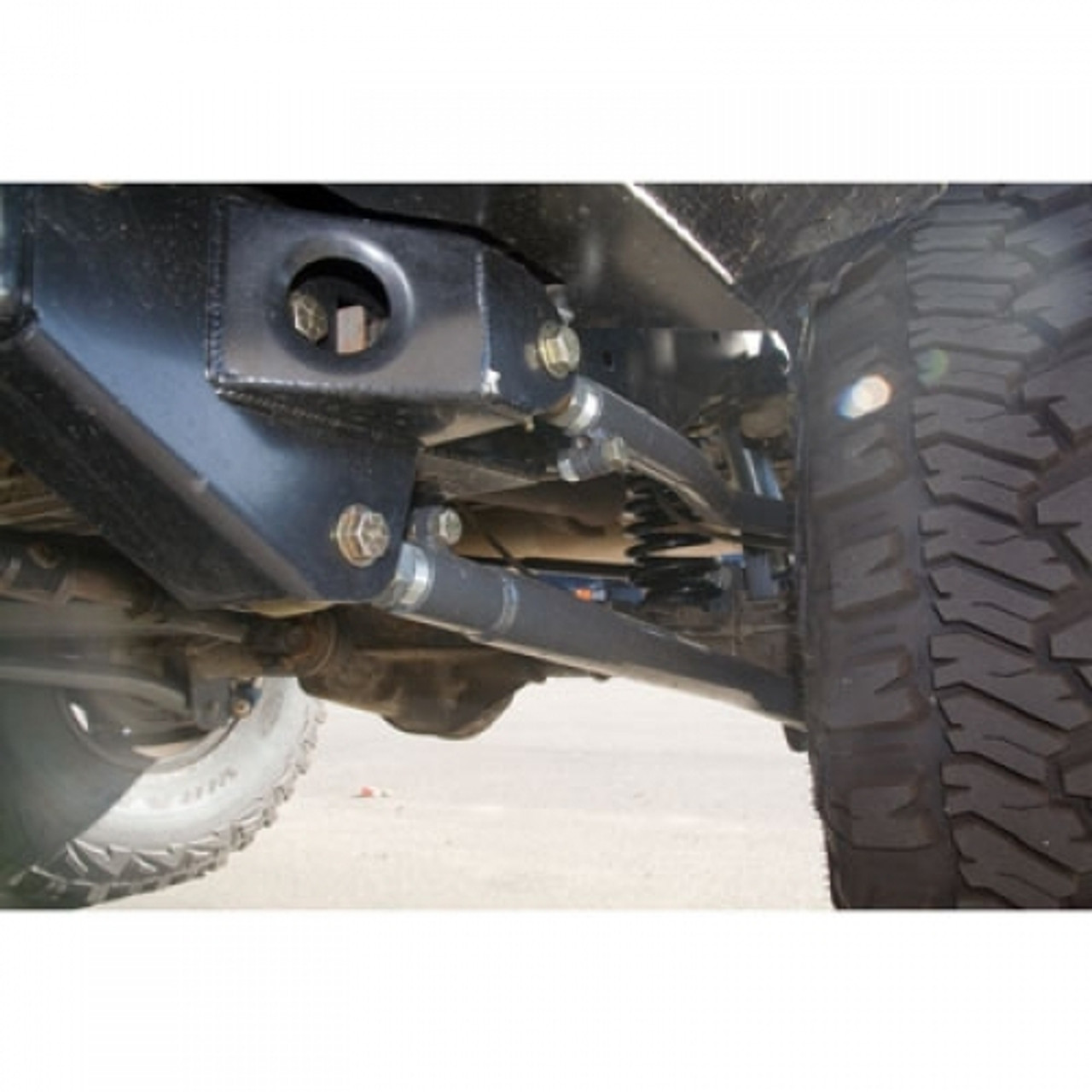 Installed rear long arm frame brackets for JK