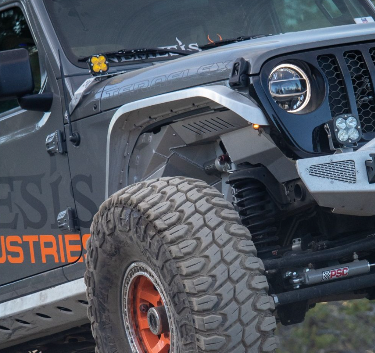 Nemesis Industries 145310 Crawler Ultimate Clearance Highline Front Flares for Jeep Wrangler JL & Gladiator JT 2018+