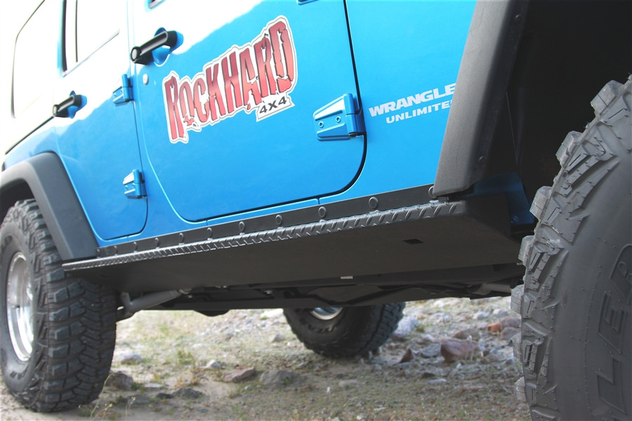 Rock Hard 4x4 RH6006T Boat Side Rock Sliders 4 Dr JK