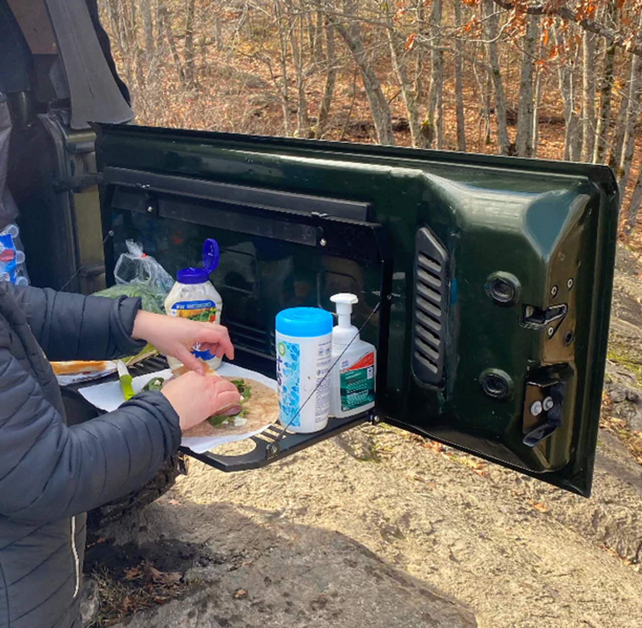 Combat Off Road 99-1040 Mess Hall Tailgate Table for Jeep Wrangler JK, JL & Ford Bronco 2007+ Combat Off Road 99-1040 Mess Hall Tailgate Table for Jeep Wrangler JK, JL & Ford Bronco 2007+