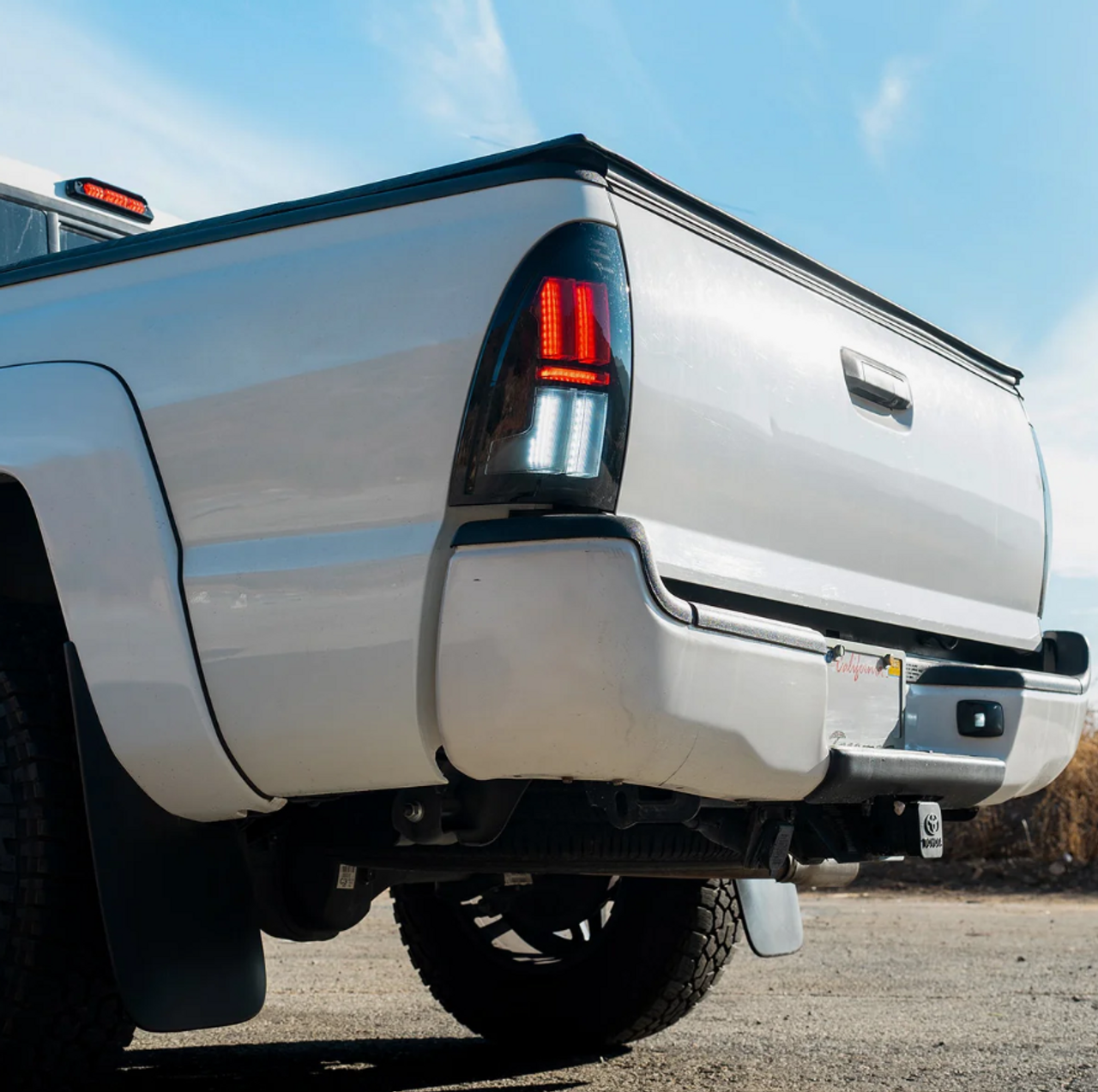 AlphaRex 680052 NOVA-Series Prismatic LED Tail Lights in Black for Toyota Tacoma 2005-2015
