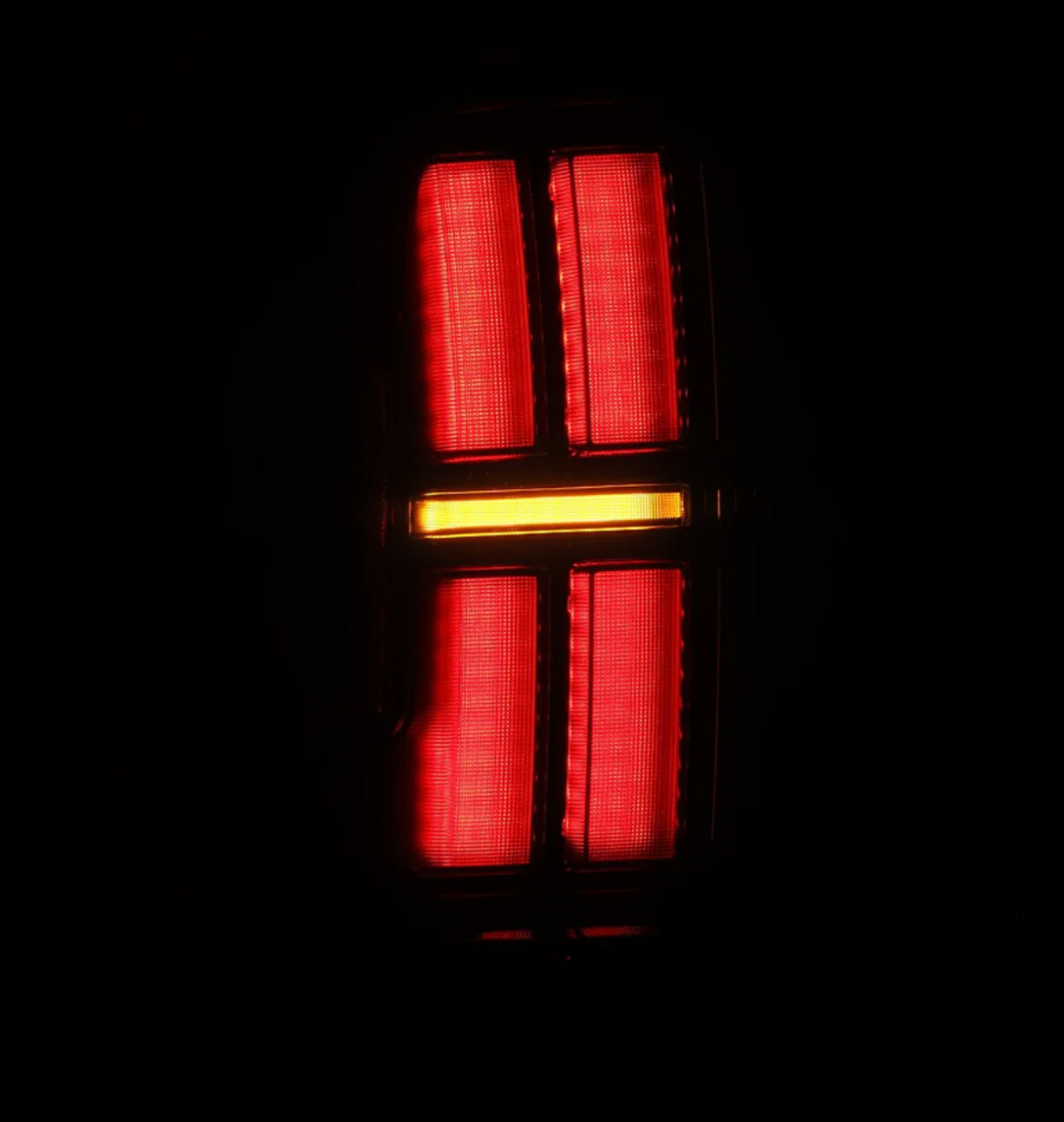 AlphaRex 680052 NOVA-Series Prismatic LED Tail Lights in Black for Toyota Tacoma 2005-2015
