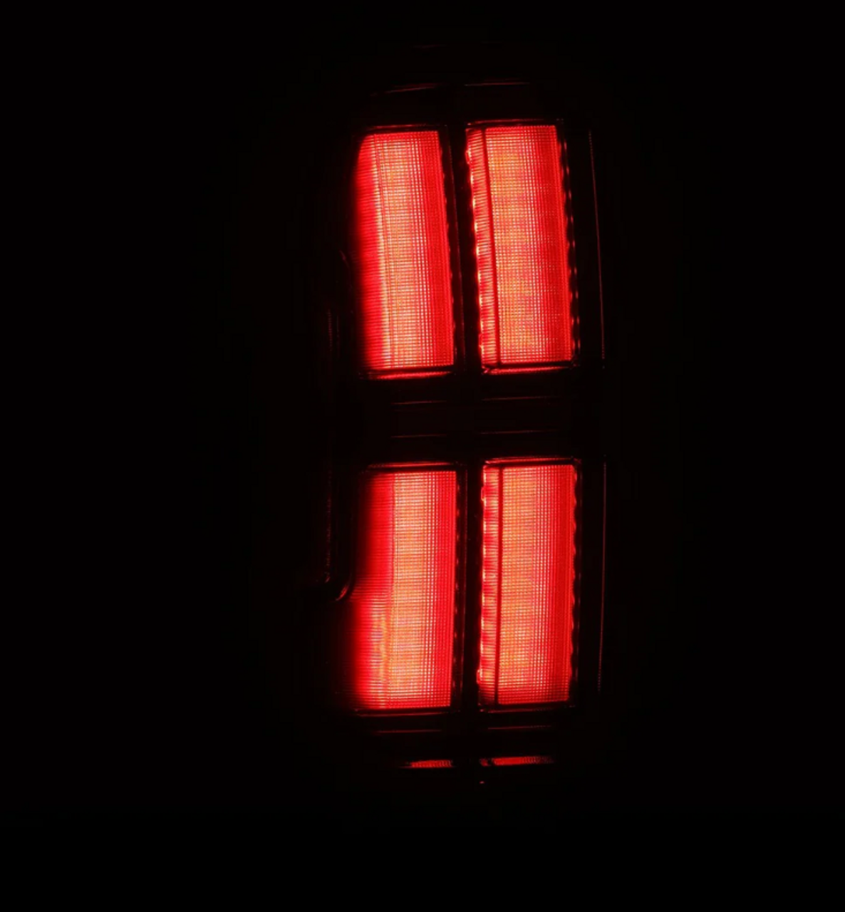 AlphaRex 680052 NOVA-Series Prismatic LED Tail Lights in Black for Toyota Tacoma 2005-2015