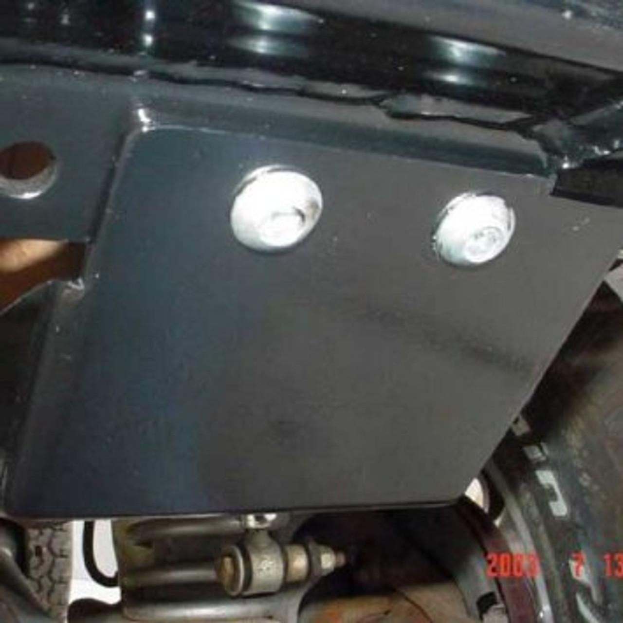 Steel Steering Box Skid Plate YJ, TJ, LJ