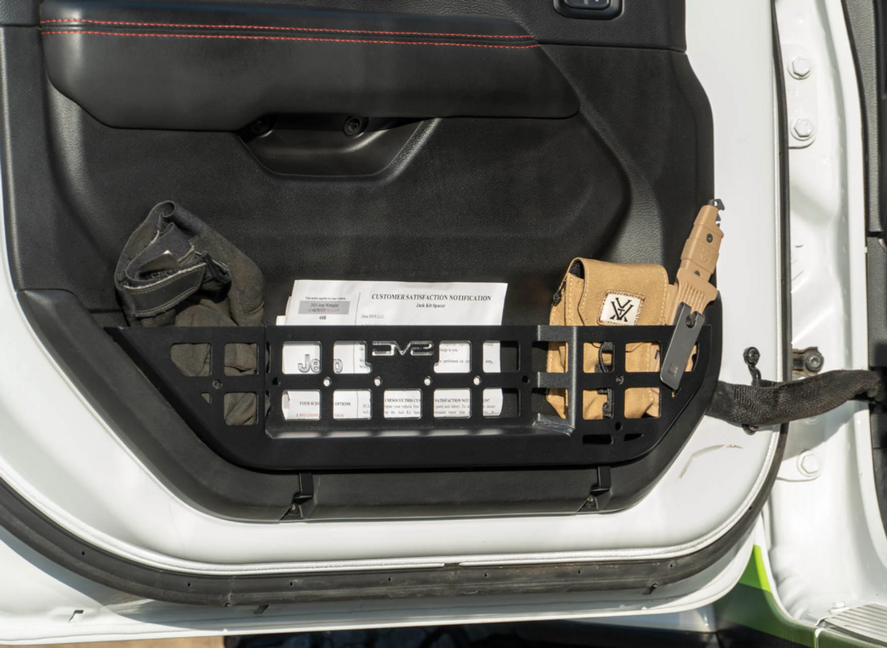 DV8 Offroad MPJL-10 Electric Seat Front Door Molle Pockets for Jeep Wrangler JL & Gladiator JT 2018+