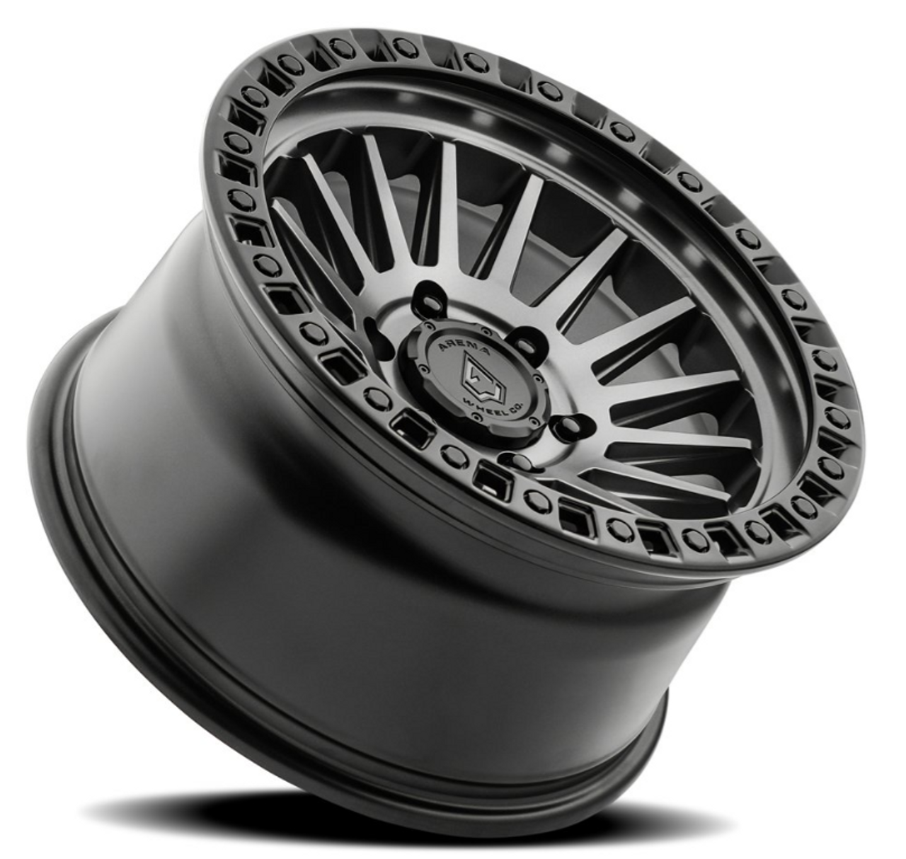 Arena Wheel Co. A101179075N01205 Mesa Wheel 17x9 in Satin Gun Metal with Satin Black Lip 