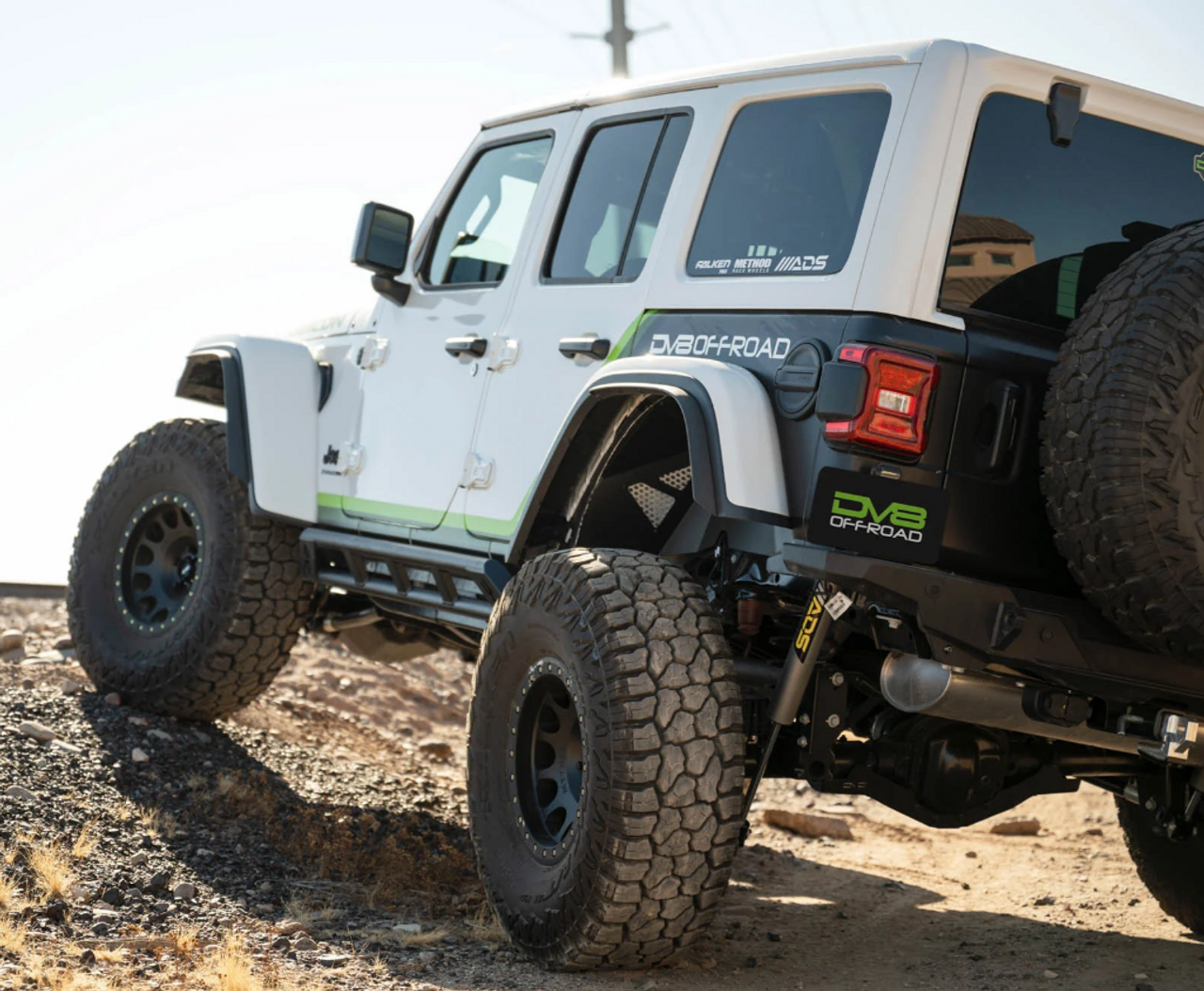 DV8 Offroad INFEND-06RB Rear Inner Fenders for Jeep Wrangler JL 2018+