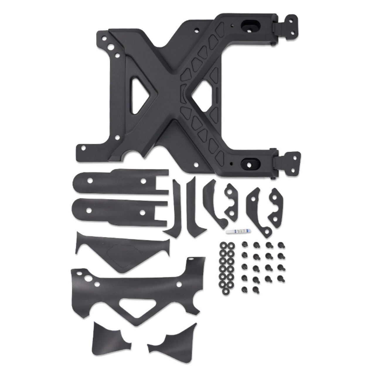 IAG Off-Road IAG-BDY-F3163 X-Brace Tailgate Hinge Reinforcement for Ford Bronco Non-Sasquatch 2021+