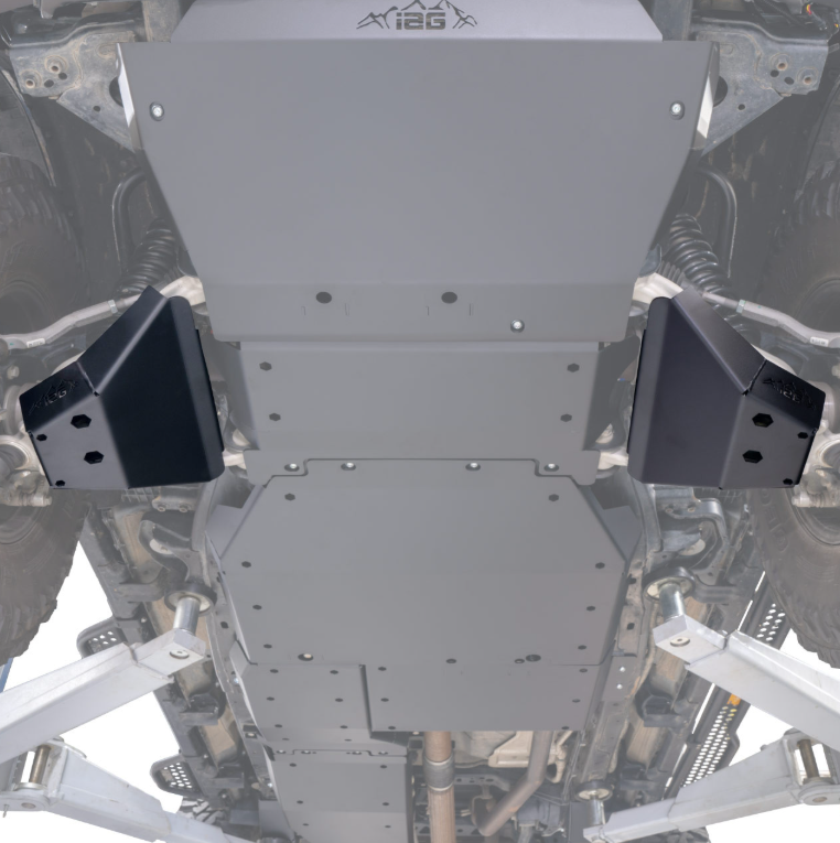 IAG Off-Road IAG-BDY-F2308 Rock Armor Front Lower Control Arm Skid Plates for Ford Bronco 2021+