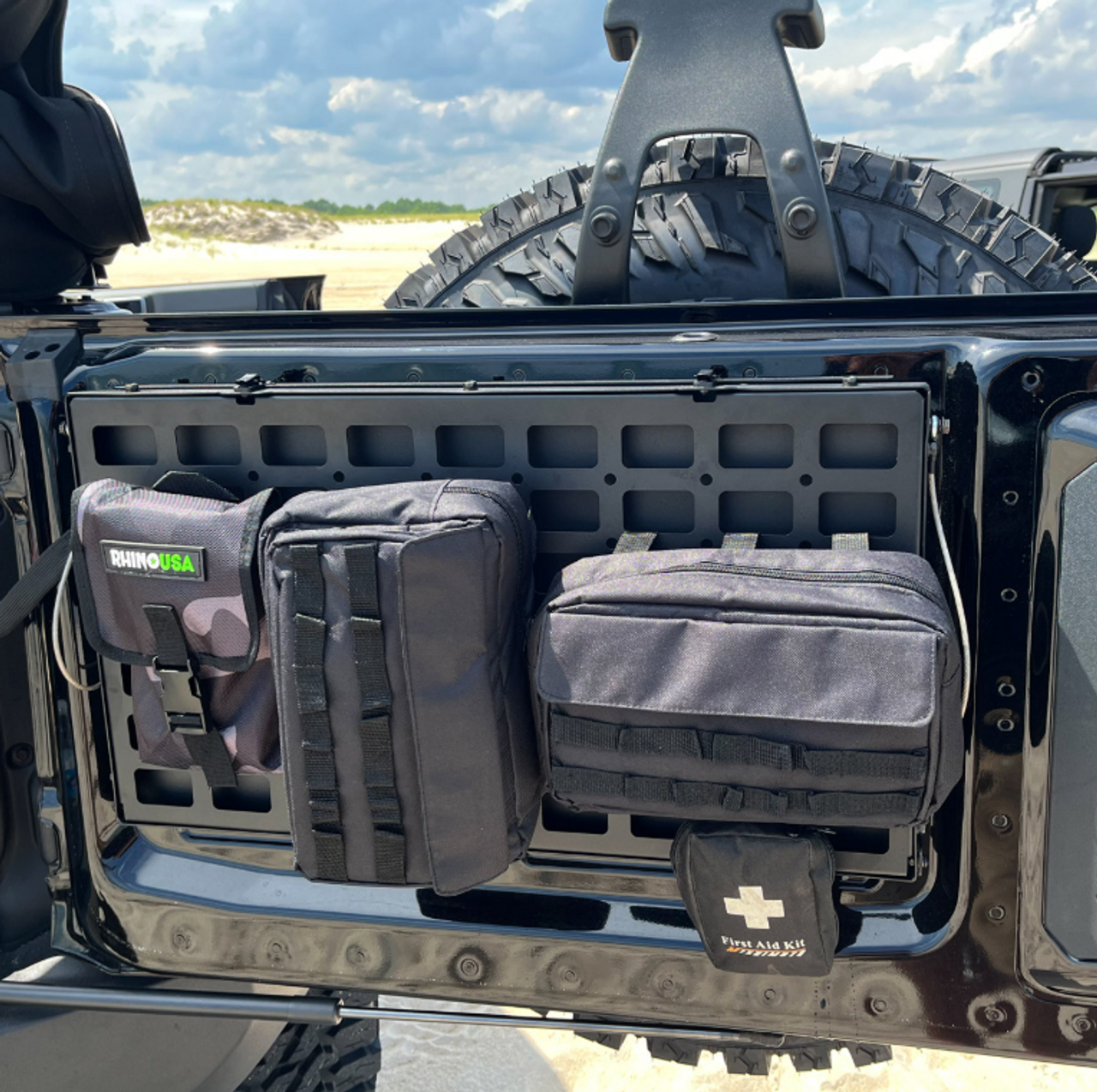 IAG Off-Road IAG-ACC-F3066 I-Line Tailgate Table with Molle Panel for Ford Bronco 2021+