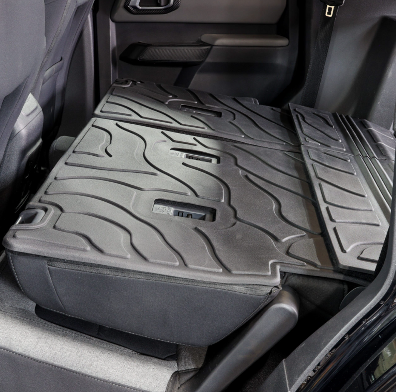 IAG Off-Road IAG-ACC-F318 I-Line TPE Molded Rear Seat Protector Mats for Ford Bronco 4 Door 2021+