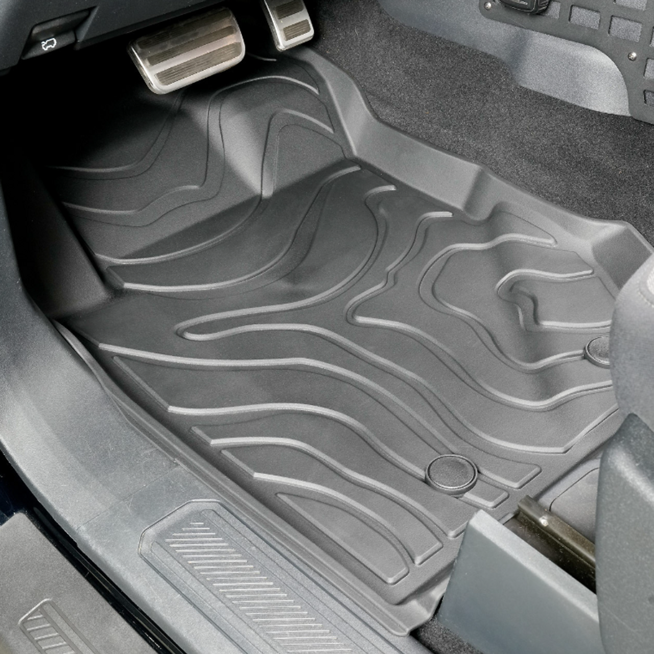IAG Off-Road IAG-ACC-F3185 I-Line TPE Terrain Pattern Molded Floor Mats for Ford Bronco 4 Door 2021+