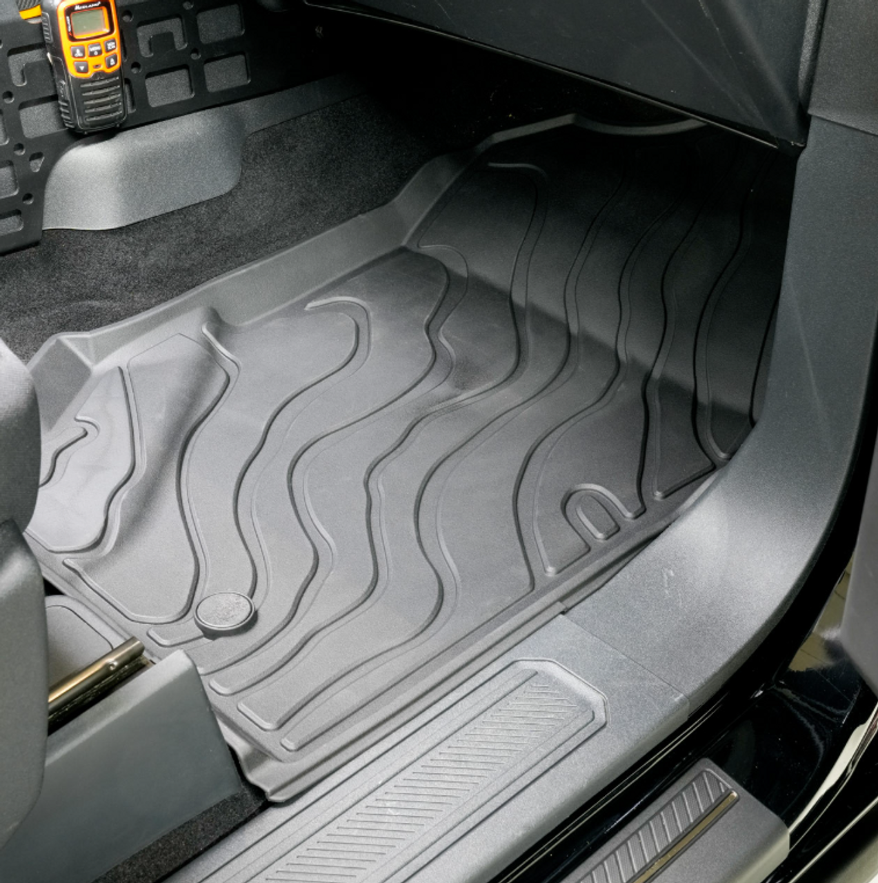 IAG Off-Road IAG-ACC-F3185 I-Line TPE Terrain Pattern Molded Floor Mats for Ford Bronco 4 Door 2021+