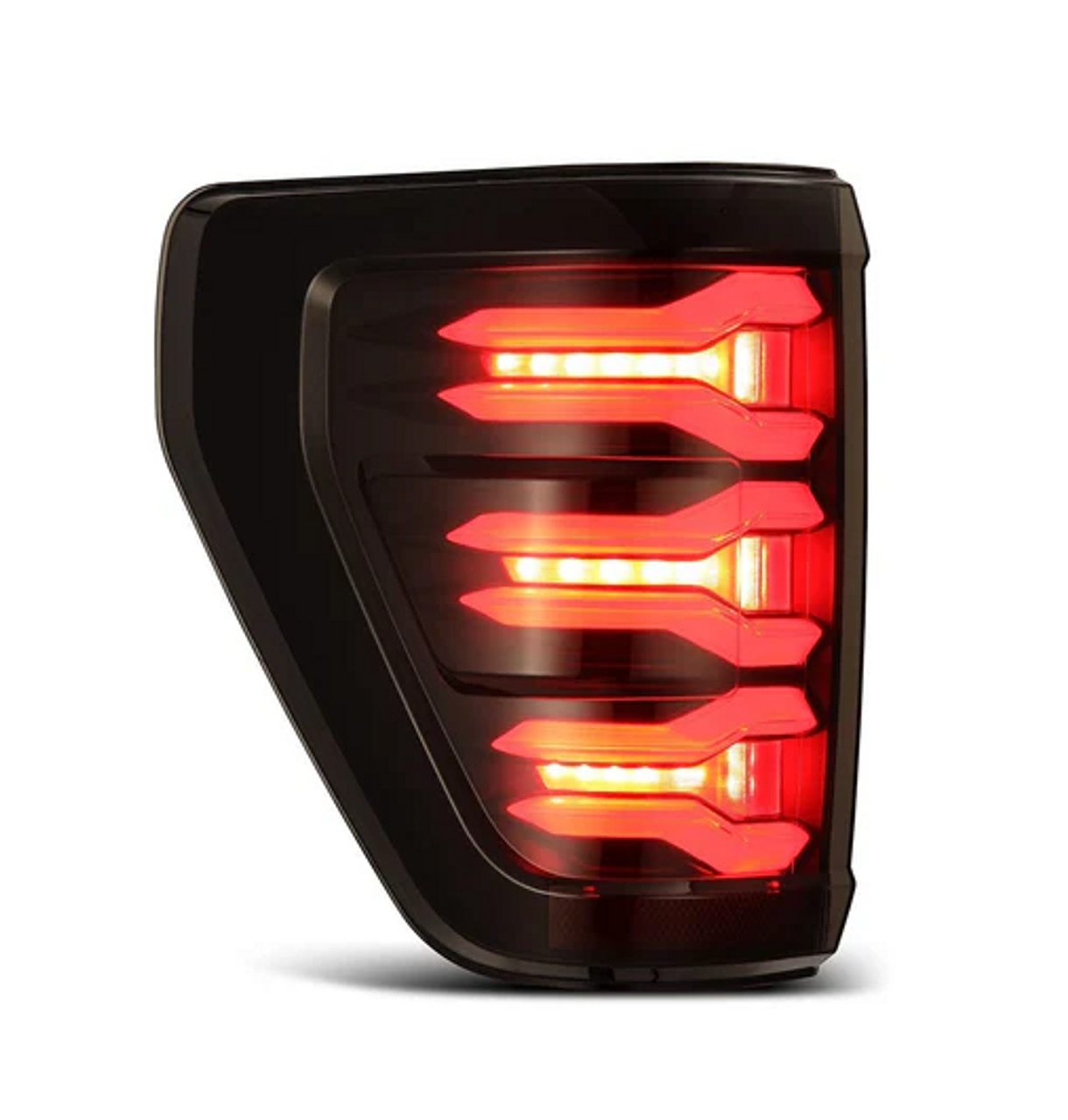 AlphaRex 653020 LUXX-Series LED Tail Lights in Black for Ford F150 2021-2023
