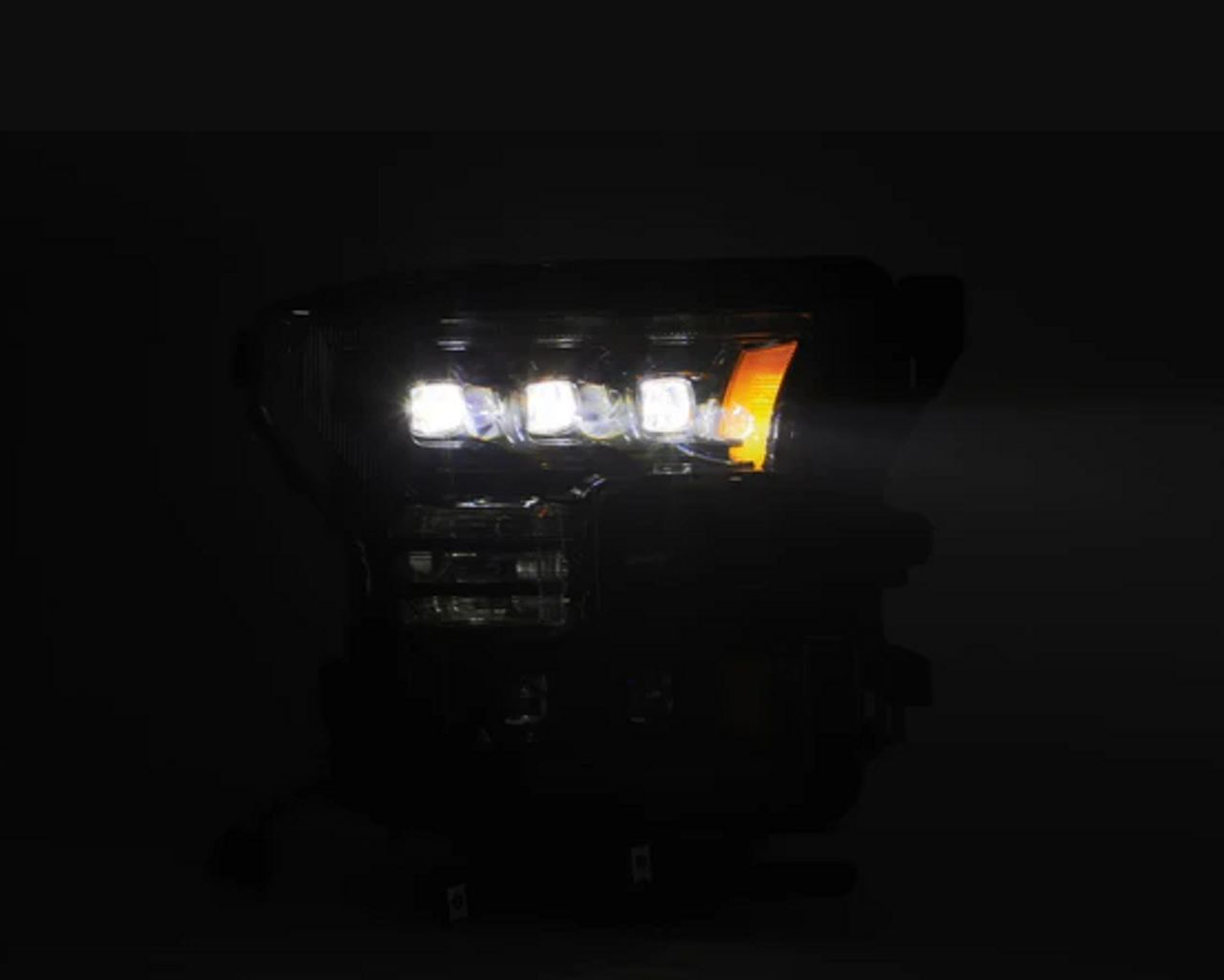 AlphaRex 880163 NOVA-Series LED Projector Headlights in Alpha Black for Ford F150 2015-2020