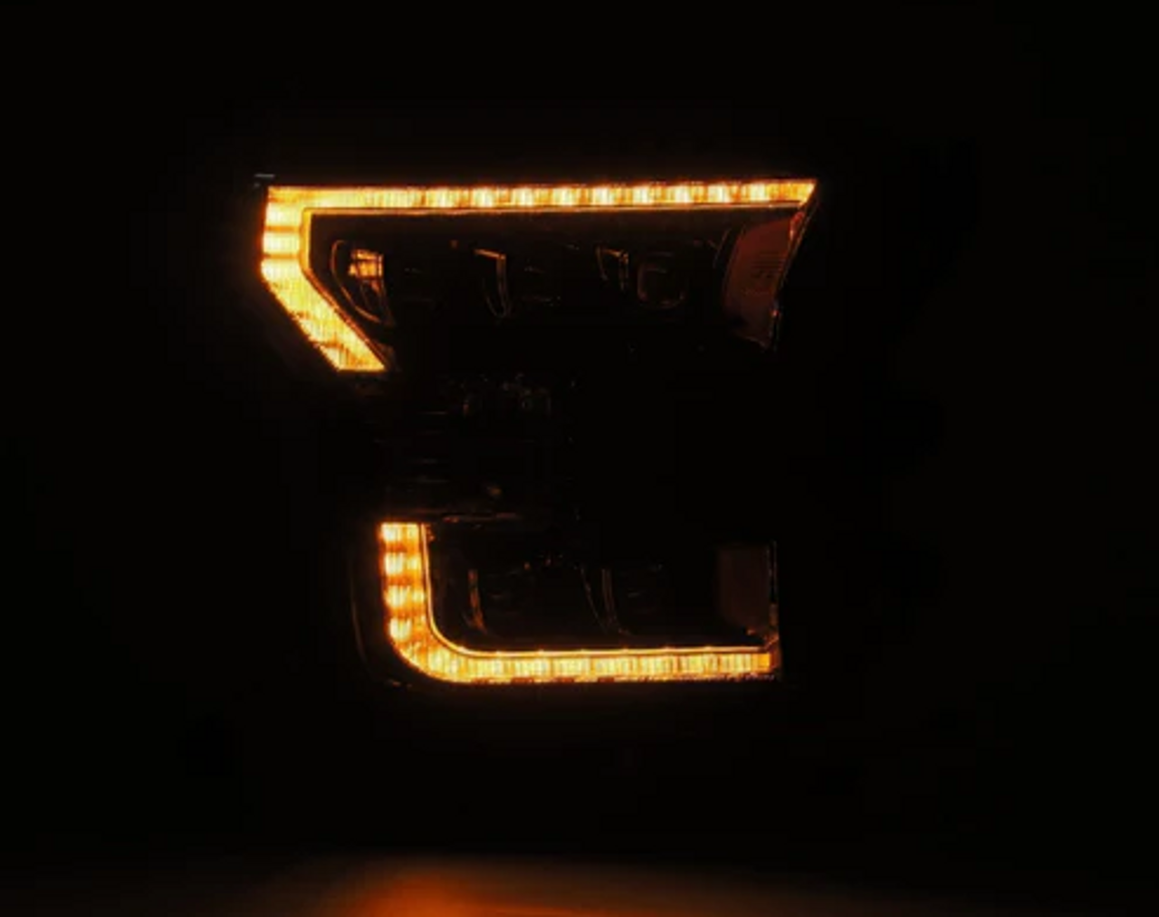 AlphaRex 880163 NOVA-Series LED Projector Headlights in Alpha Black for Ford F150 2015-2020