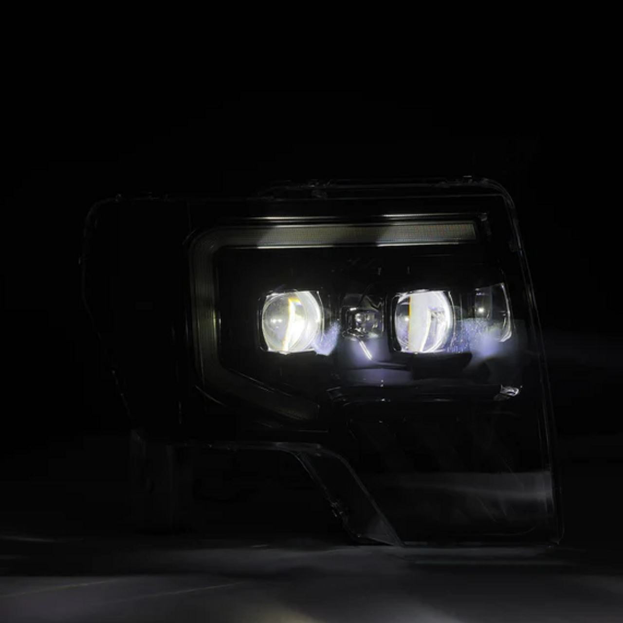AlphaRex 880092 MK II LUXX-Series LED Projector Headlights in Black for Ford F150 2009-2014
