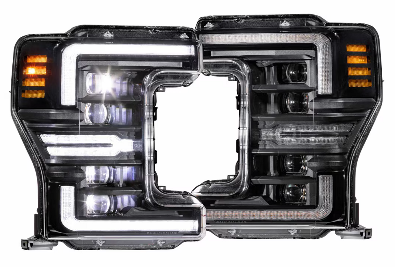 Morimoto LF503.2-ASM XB LED Headlights with White DRL for Ford Super Duty 2017-2019