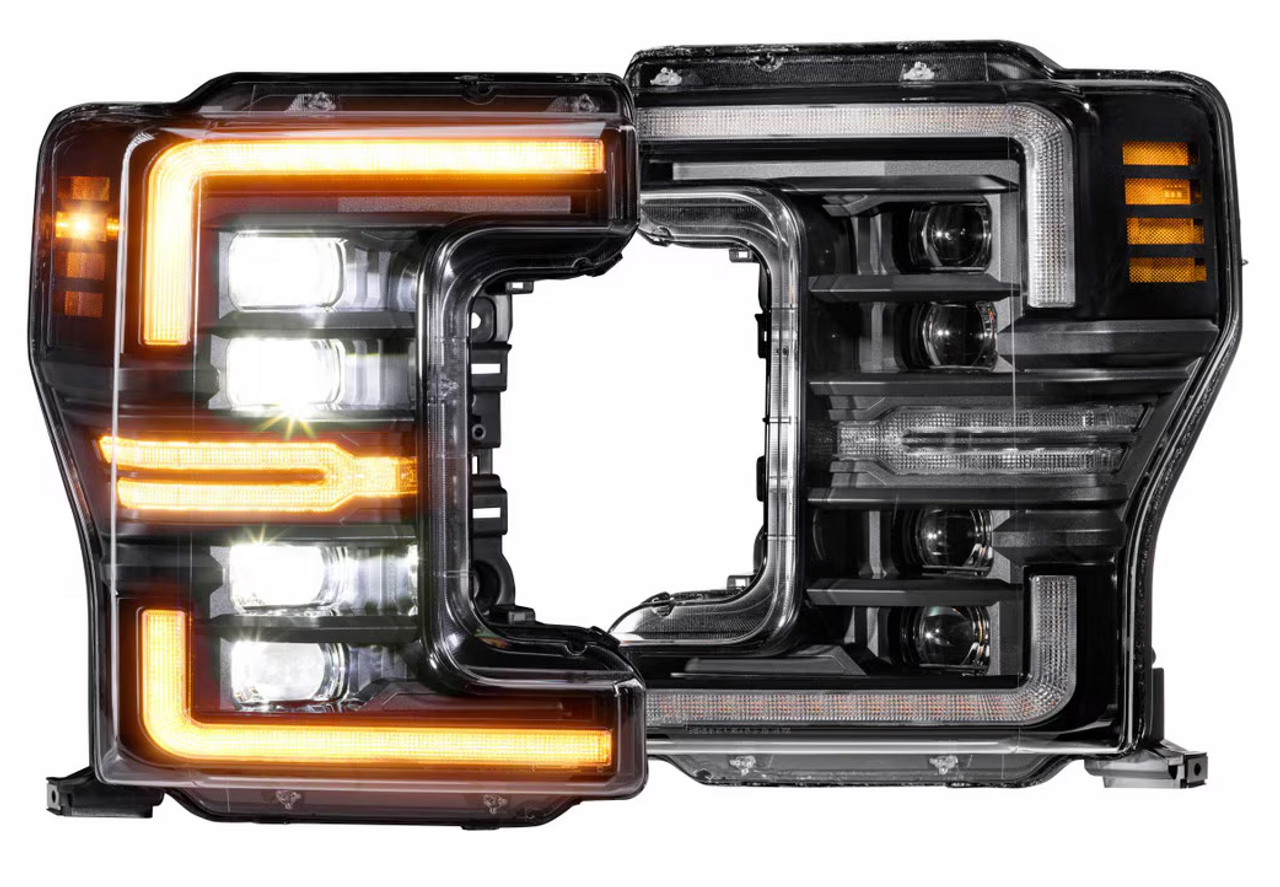 Morimoto LF503.2-A-ASM XB LED Headlights with Amber DRL for Ford Super Duty 2017-2019