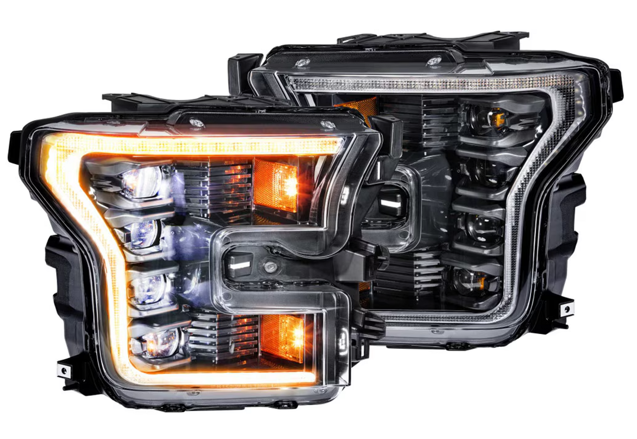 Morimoto LF502-A.2-ASM XB LED Headlights with Amber DRL for Ford F150 & Raptor 2015-2021