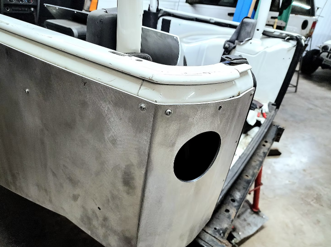 Outta Hand Fab JK-CRNR-BLNK Corner Armor for Jeep Wrangler JK 2 Door 2007-2018