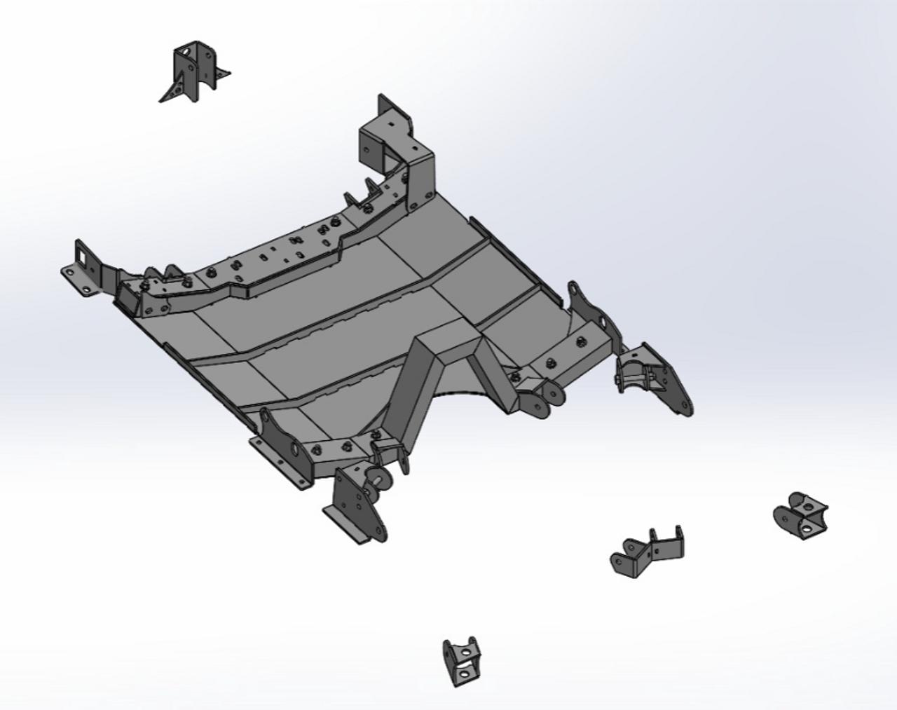 RPM Steering RPM-3047 3 Link Front & Double Triangulated 4 Link Rear Long Arm Bracket Kit for Jeep Wrangler JK 4 Door 2007-2018