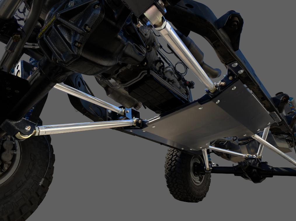 RPM Steering RPM-3028 Bolt In 3 Link Front & Double Triangulated 4 Link Rear Long Arm Upgrade for Jeep Wrangler JK 4 Door 2007-2018