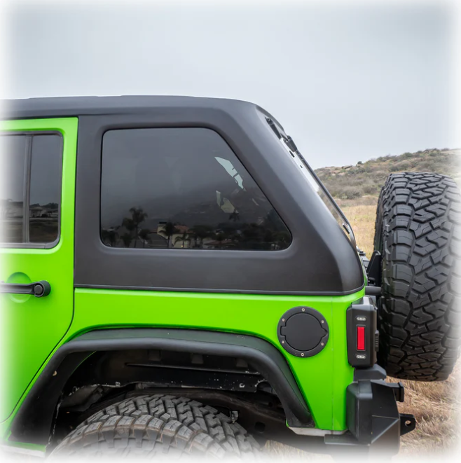 Turn Offroad HTJKFB-M4 Fastback Hard Top for Jeep Wrangler JK 4 Door 2007-2018
