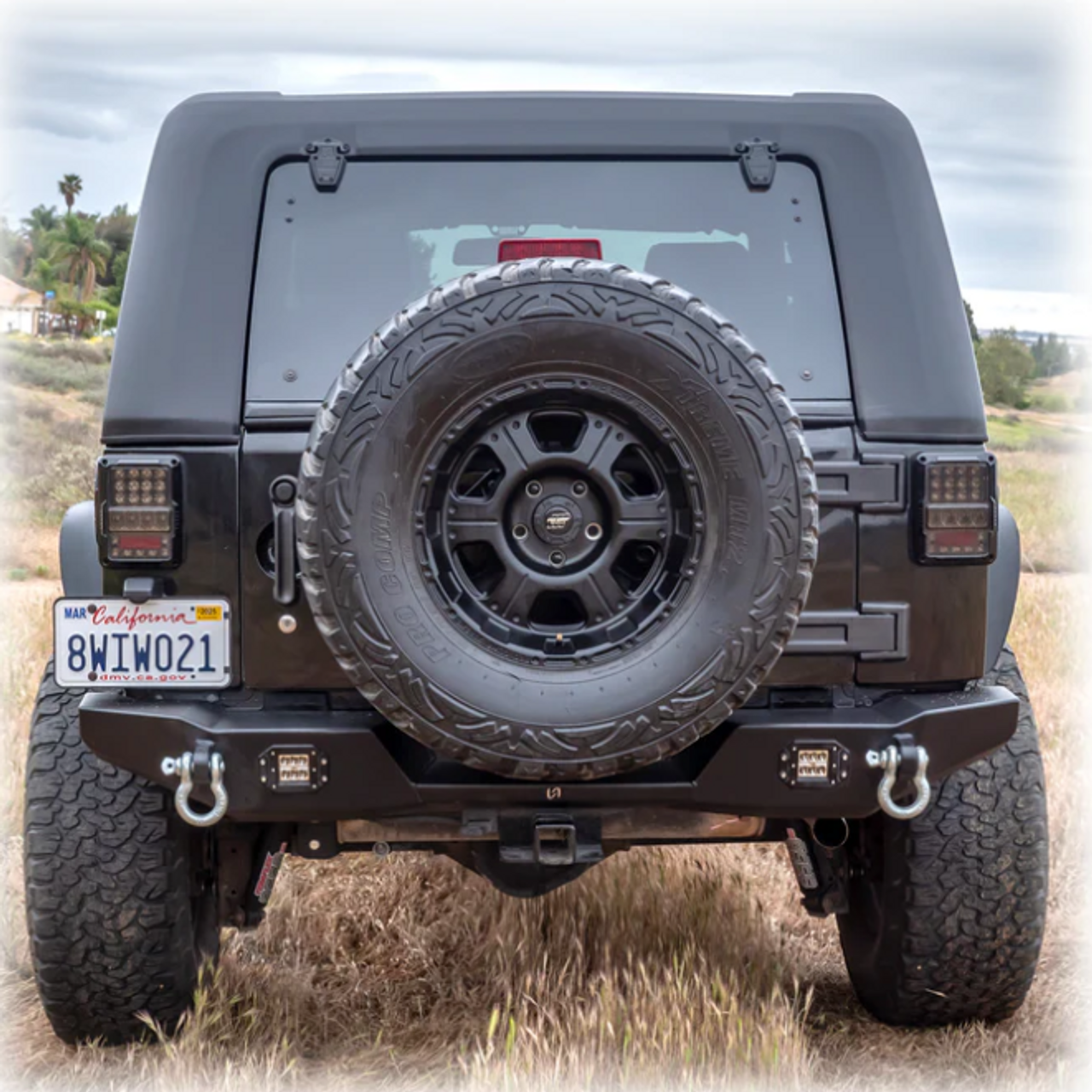 Turn Offroad HTJKFB2-M2 Fastback Hard Top for Jeep Wrangler JK 2 Door 2007-2018