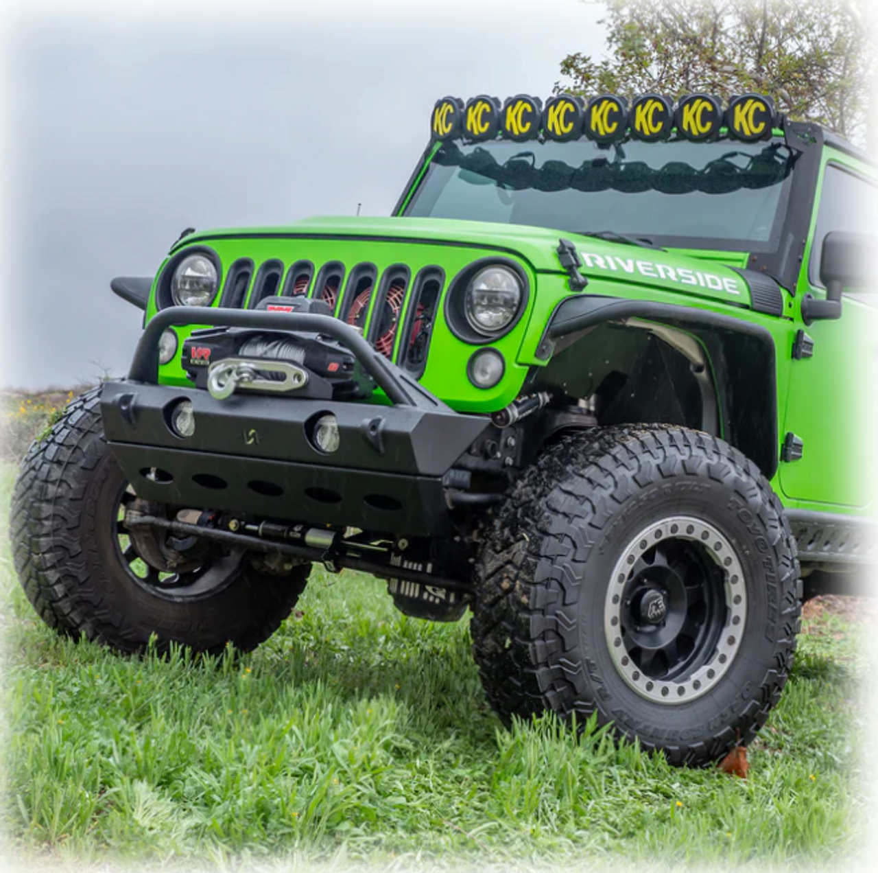 Turn Offroad JPFB-02 Front Bumper with Full Skid for Jeep Wrangler JK, JL & Gladiator JT 2007+