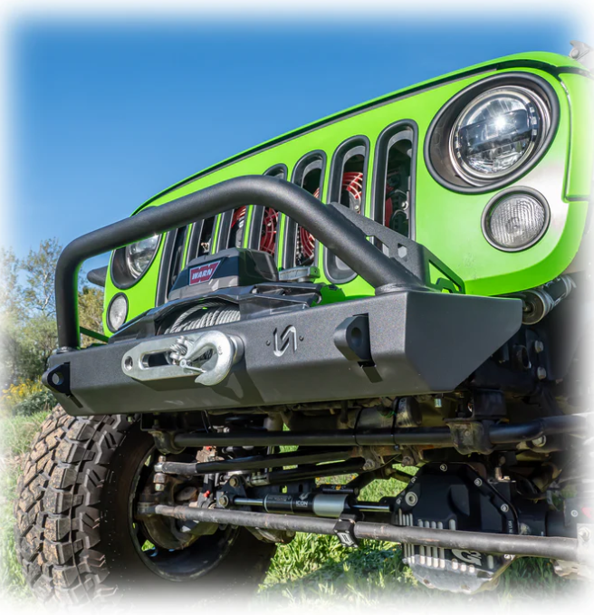 Turn Offroad JPFB-05 Stubby Front Bumper for Jeep Wrangler JK, JL & Gladiator JT 2007+