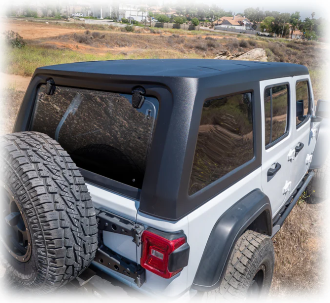 Turn Offroad HTJLFB-M4 Fastback Hard Top for Jeep Wrangler JL 4 Door 2018+