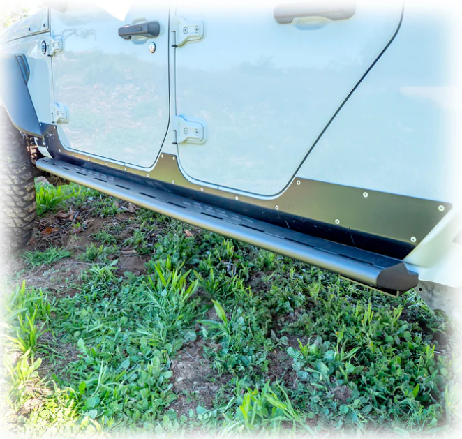 Turn Offroad JTST-01 Frame-Mount Rock Slider Steps for Jeep Gladiator JT 2020+