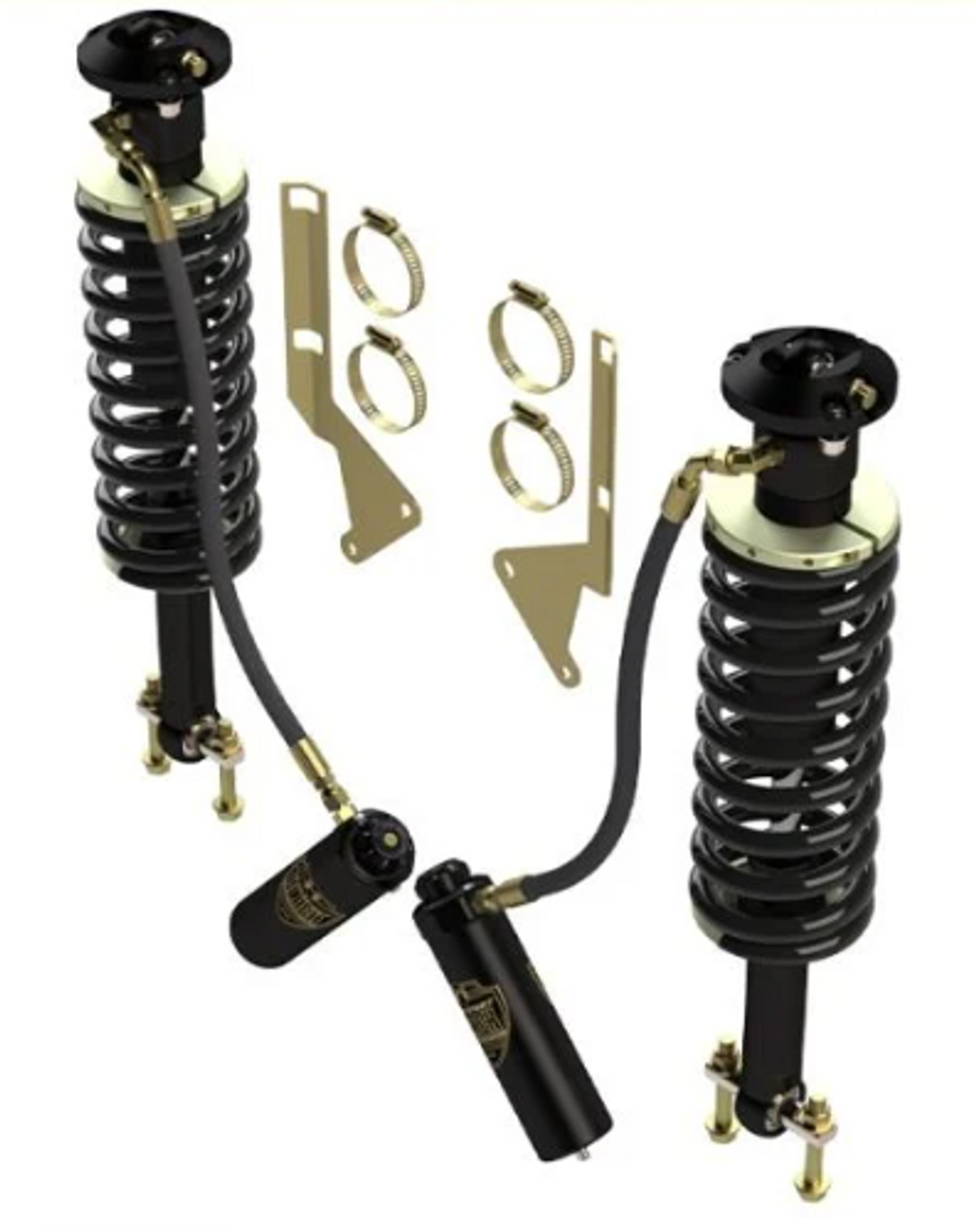 MetalCloak 1659 RockSport BLACK Adjustable Front Reservoir Coilovers 2.5-4" for Ford Bronco 2021+ MetalCloak 1659 RockSport BLACK Adjustable Front Reservoir Coilovers 2.5-4" for Ford Bronco 2021+