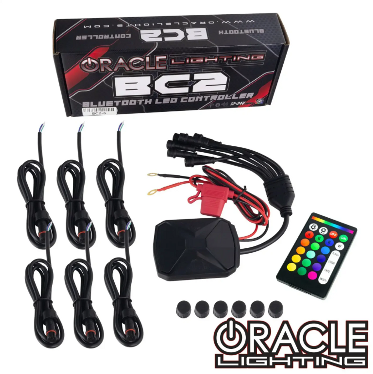 Oracle Lighting BC2-6 BC2 Bluetooth ColorSHIFT RGB LED Controller - 6 Output Oracle Lighting BC2-6 BC2 Bluetooth ColorSHIFT RGB LED Controller - 6 Output
