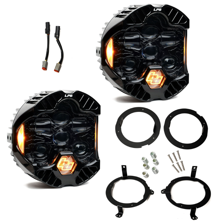 Baja Designs 44-8312 DOT LP6 Headlight Kit for Jeep Wrangler JL & Gladiator JT 2018+