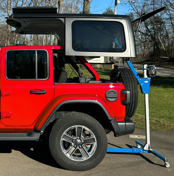 EZ 4x4 1900 0074 Hard Top Remover Lift for Jeep Wrangler TJ, JK & JL and Ford Bronco 4 Door 1997+