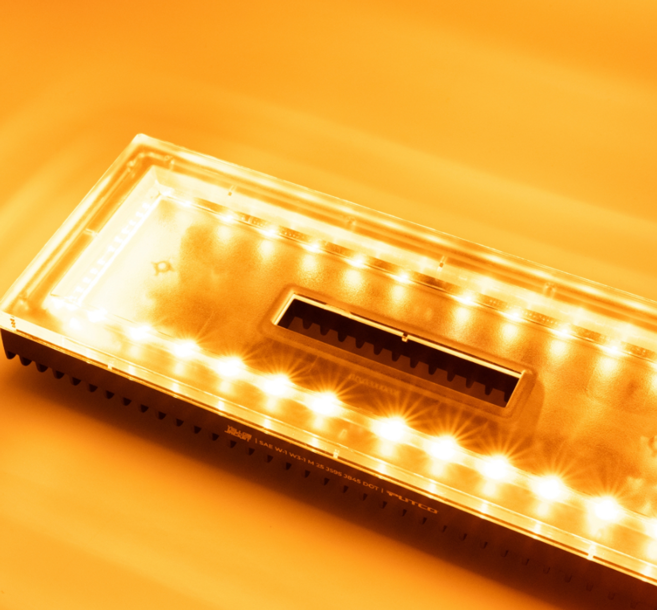 Putco 960112 YellowJacket LED Ultimate Rooftop Strobe Light Bar Amber & White