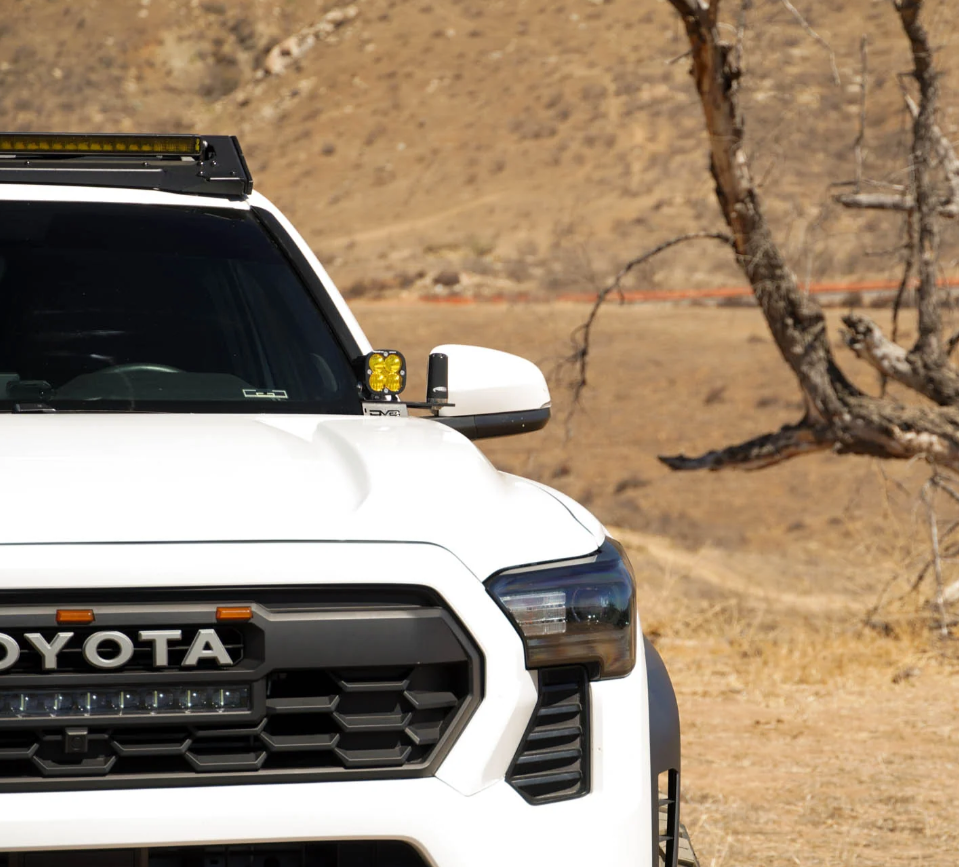 DV8 Offroad LBTT1-01 Ditch Light Brackets for Toyota Tacoma 2024+