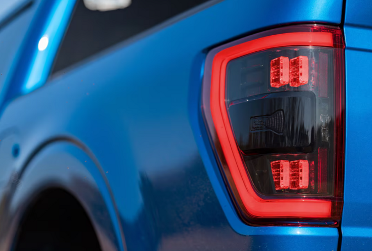 Morimoto LF734 XB LED Tail Lights in Red for Ford F150 2021-2023