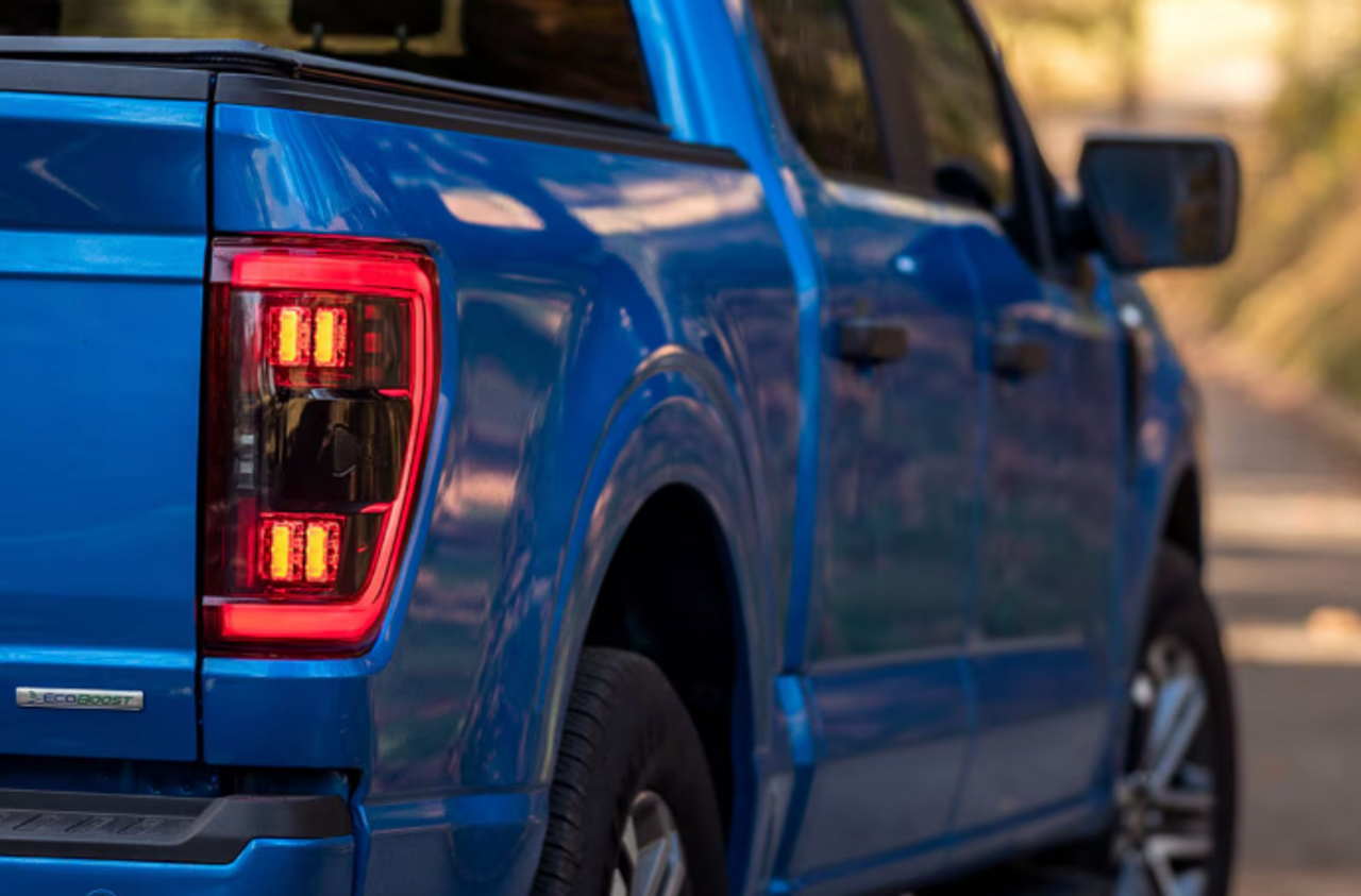 Morimoto LF734 XB LED Tail Lights in Red for Ford F150 2021-2023