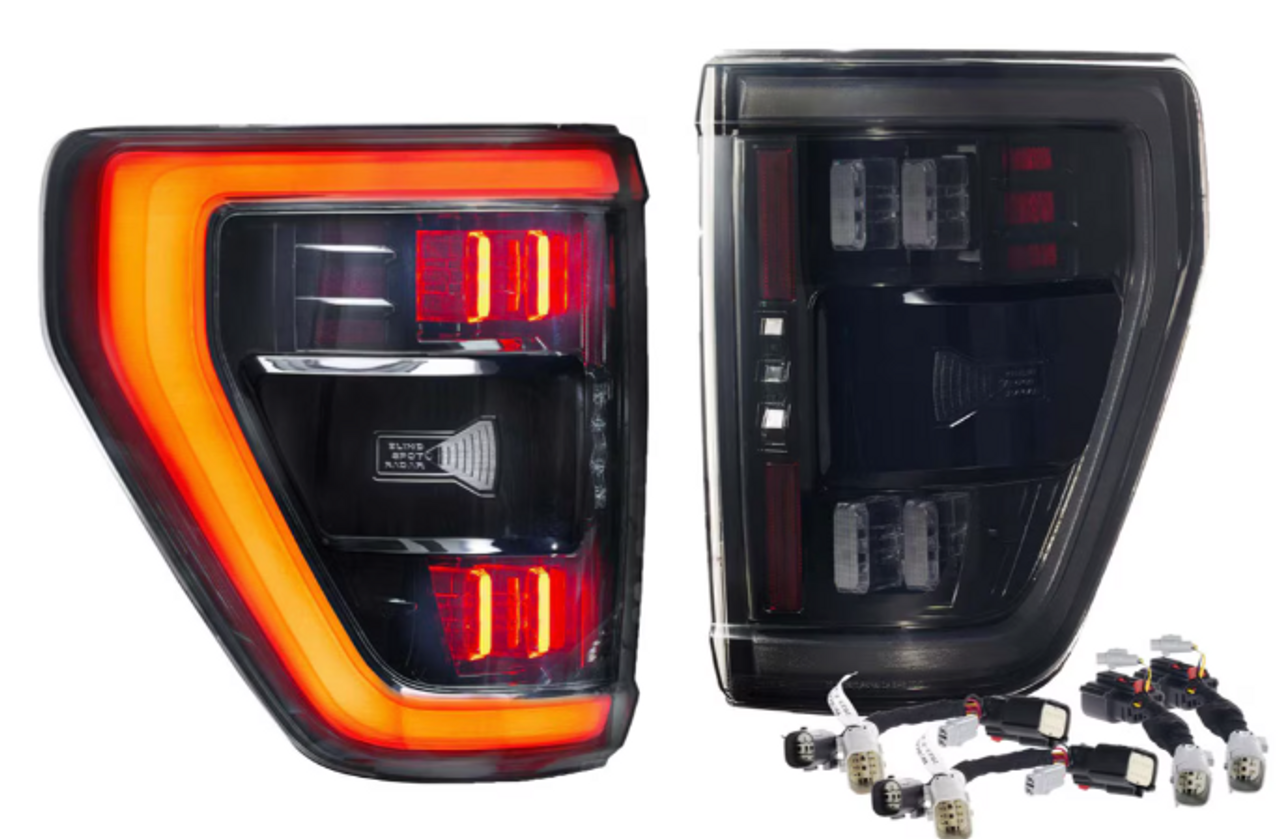 Morimoto LF735.2 XB LED Tail Lights in Smoked for Ford F150 2021-2023
