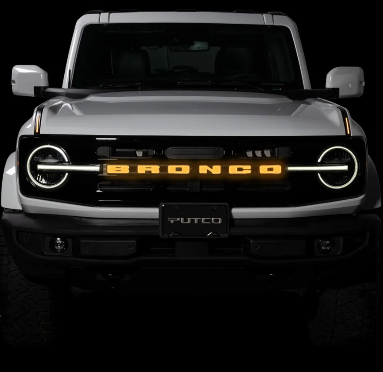 Putco 92852 Luminix LED Grille Emblem for Ford Bronco with Front Camera 2021+