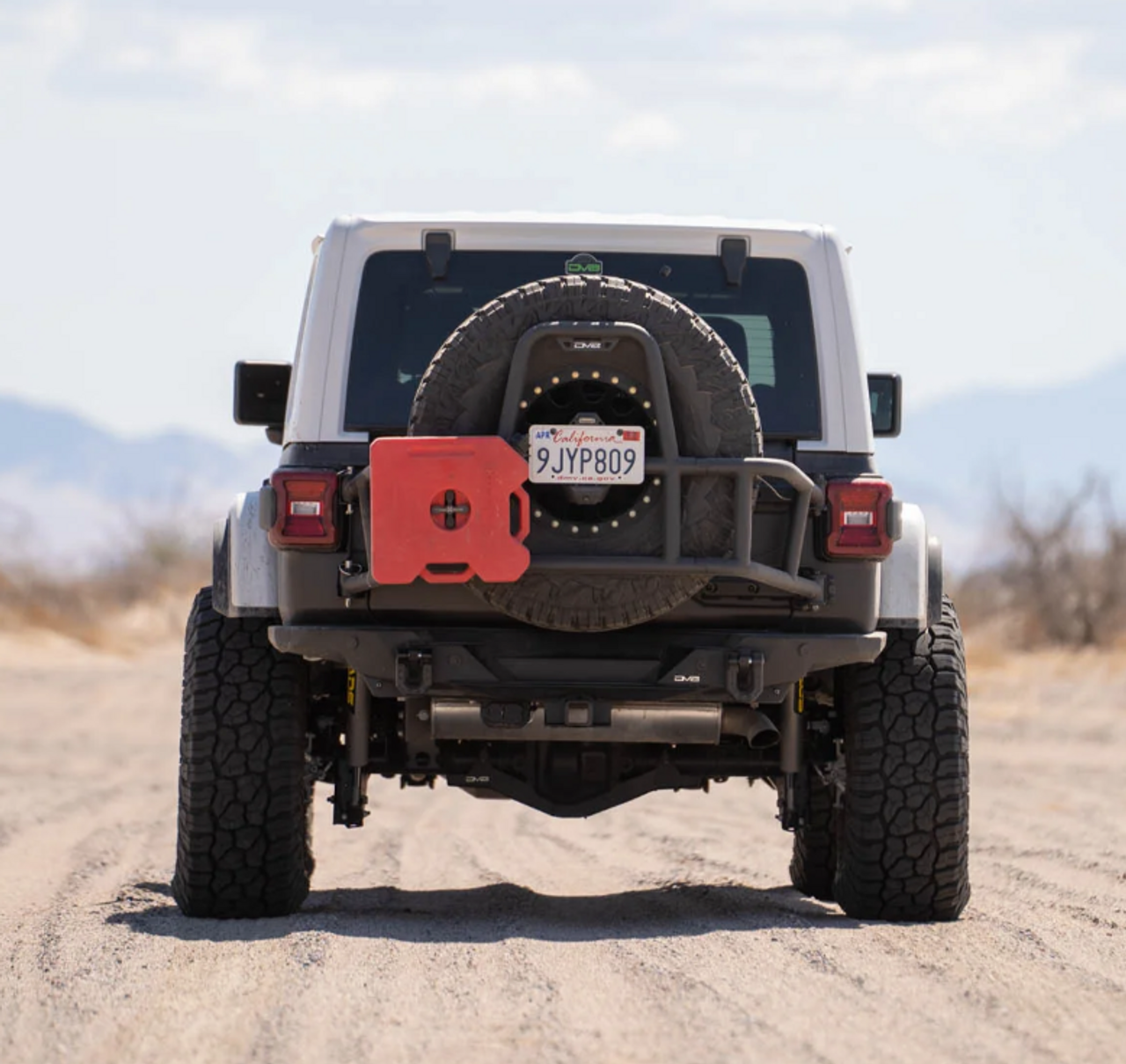 DV8 Offroad TCJL-14 Body Mounted Tire Carrier for Jeep Wrangler JL 2018+