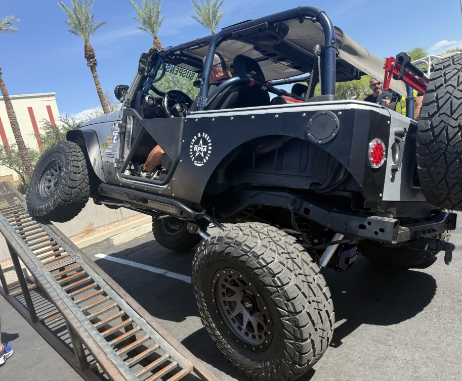 RPM Steering RPM-3100 10" Stretch Aluminum Rear Corner Armor for Jeep Wrangler JK 2 Door 2007-2018