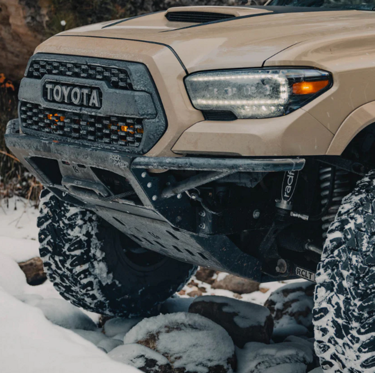 C4 Fabrication 1200-3516-NB Rock Runner Front Bumper for Toyota Tacoma 2016-2023 C4 Fabrication 1200-3516-NB Rock Runner Front Bumper for Toyota Tacoma 2016-2023