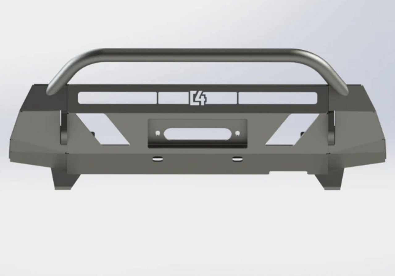 C4 Fabrication 1200-1116-30-NB Lo-Pro Front Winch Bumper for Toyota Tacoma 2016-2023 C4 Fabrication 1200-1116-30-NB Lo-Pro Front Winch Bumper for Toyota Tacoma 2016-2023