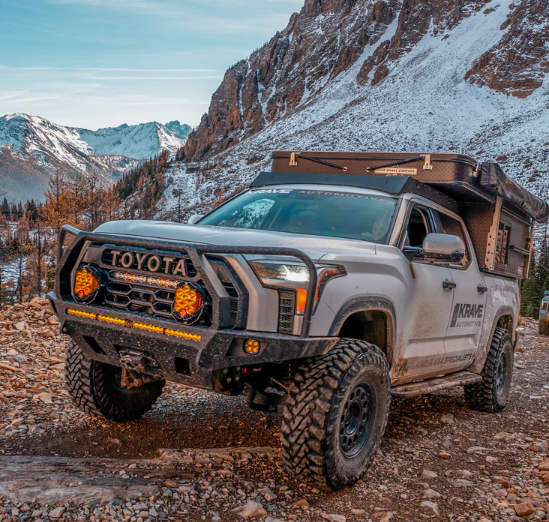 C4 Fabrication 1400-3122-NB Overland Series Front Bumper for Toyota Tundra 2022+