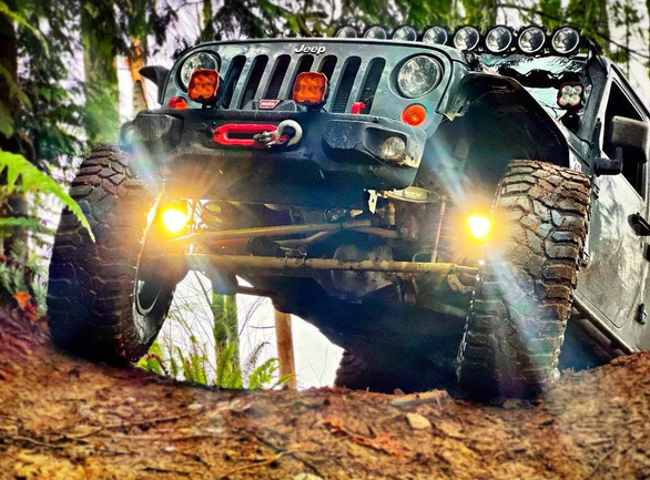 Gatekeeper Off-Road KPJKR-GK Steerable Knuckle Pod Light Mounts for Jeep Wrangler JK 2007-2018